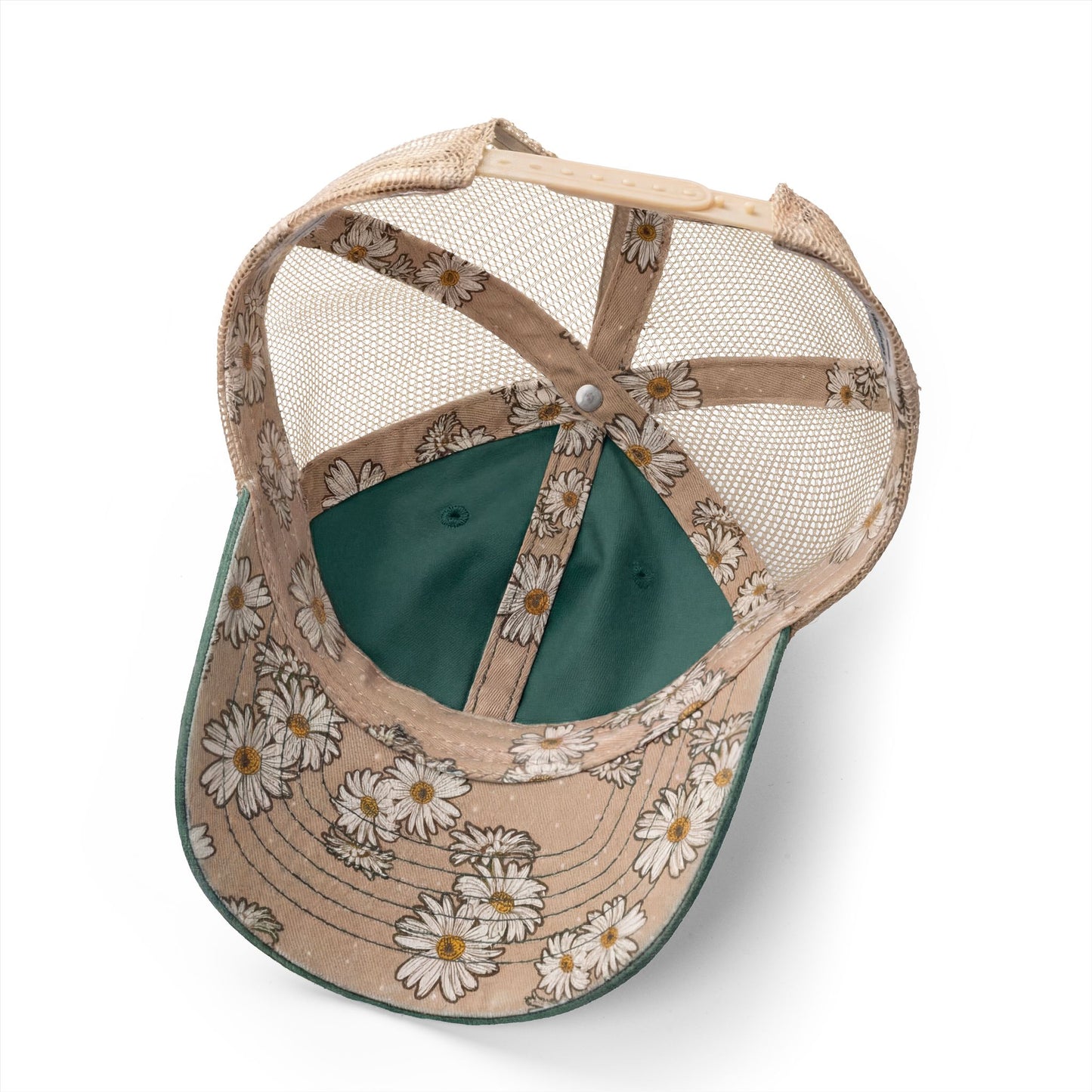 It’s Just Earth-Floral Women's Washed Mesh-Back Cap