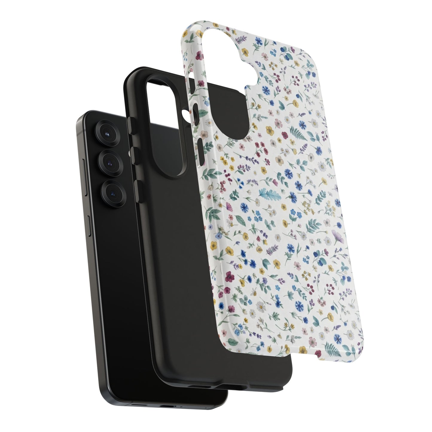 White Floral, Tough Phone Cases, Floral, Fall