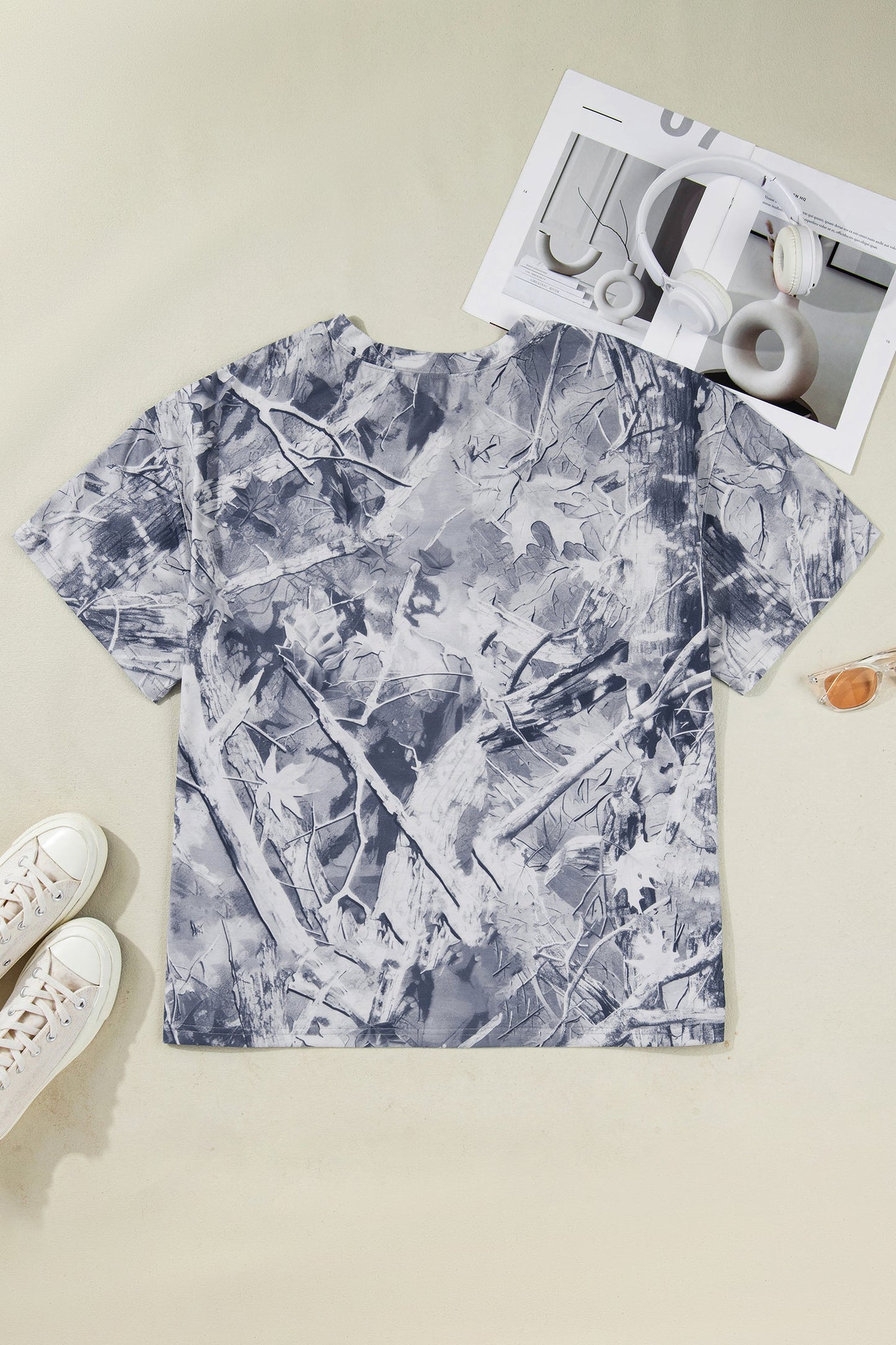 Plus Size Woodland Camo LOVE LIKE JESUS T-Shirt