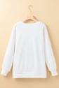 GAME DAY Tinsel Drop Shoulder Sweatshirt