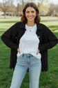 Gray BContrast Flap Pockets Relaxed Shacket