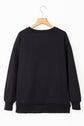 GAME DAY Tinsel Drop Shoulder Sweatshirt