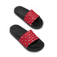 Floral Red Slide Sandals — Women's Casual Pool & Summer Slides