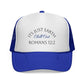 Trucker Cap — "It's Just Earth, Chill Out" Romans 12:2 Christian Mesh Hat