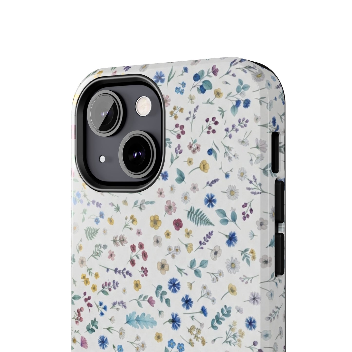 White Floral, Tough Phone Cases, Floral, Fall