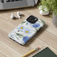 Blue Floral Tough Phone Cases