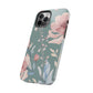 Green Fall floral Tough Phone Cases