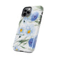 Blue Floral Tough Phone Cases