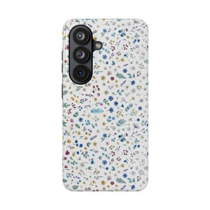 White Floral, Tough Phone Cases, Floral, Fall