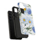 Blue Floral Tough Phone Cases