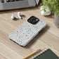 White Floral, Tough Phone Cases, Floral, Fall