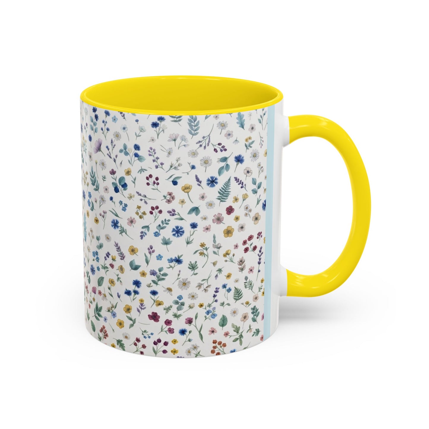 Floral Accent, Spring & Fall Collection Coffee Mug (11, 15oz)
