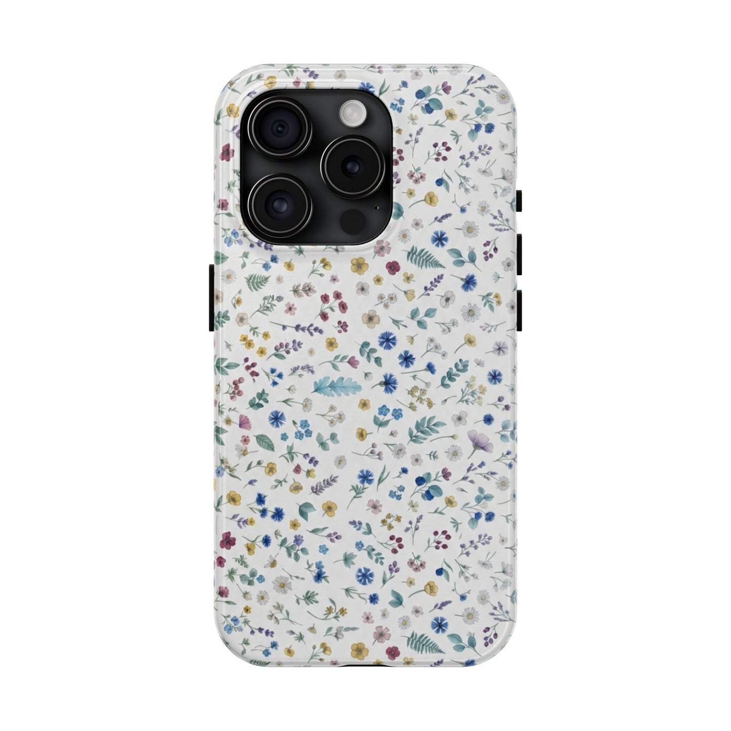White Floral, Tough Phone Cases, Floral, Fall