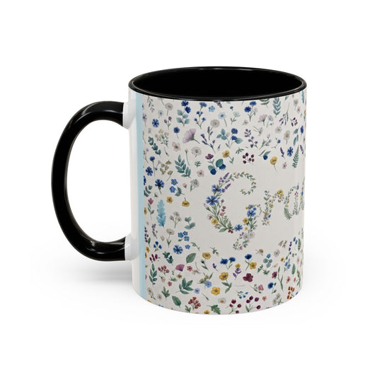 Grace Led Floral, Faith, Coffee Mug (11, 15oz)