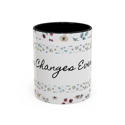Prayer Changes Everything Accent Coffee Mug (11, 15oz)