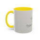 Simple Coffee & Jesus Type of Morning, Faith Accent Coffee Mug (11, 15oz)