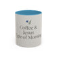 Simple Coffee & Jesus Type of Morning, Faith Accent Coffee Mug (11, 15oz)