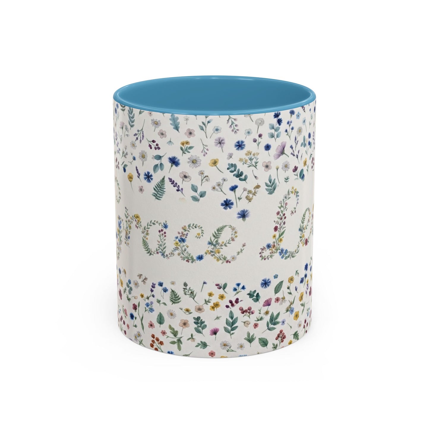 Grace Led Floral, Faith, Coffee Mug (11, 15oz)