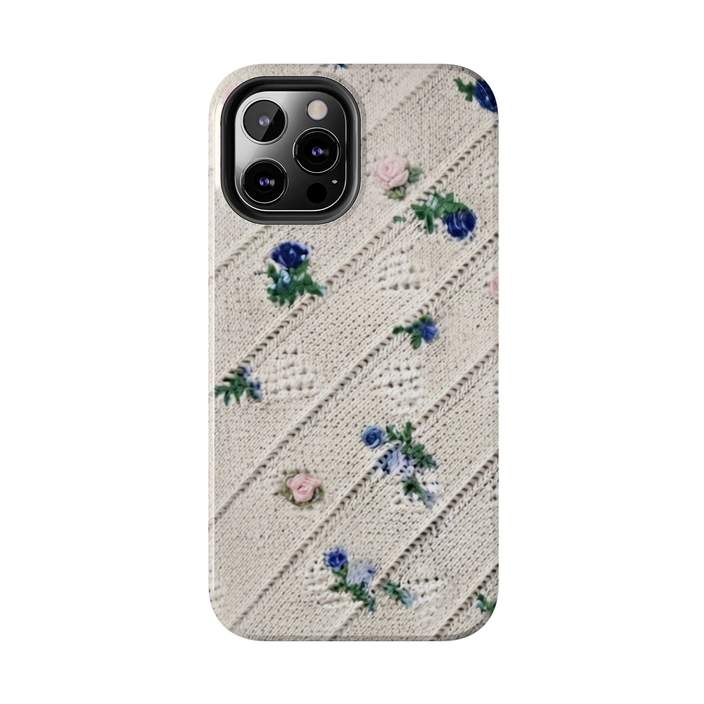 Tough Phone Cases, Fabric Like, Grandmillenial, Floral