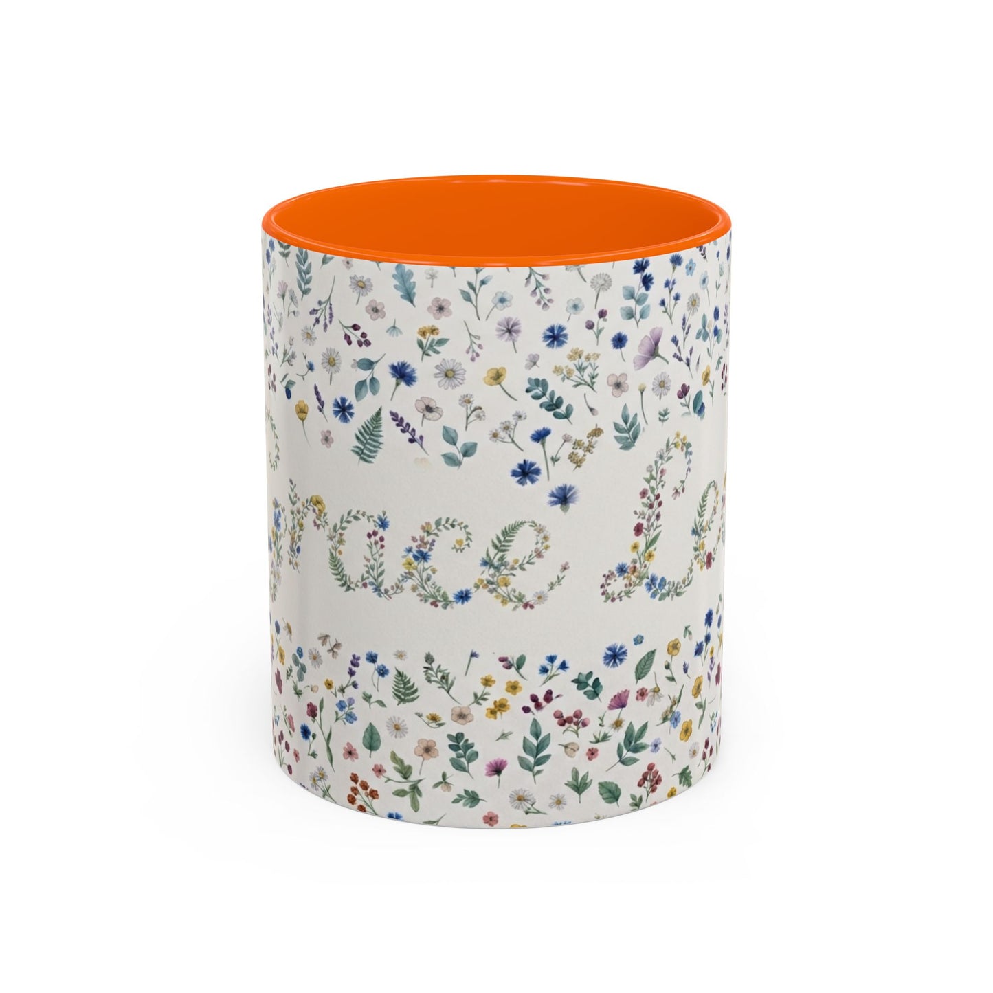 Grace Led Floral, Faith, Coffee Mug (11, 15oz)