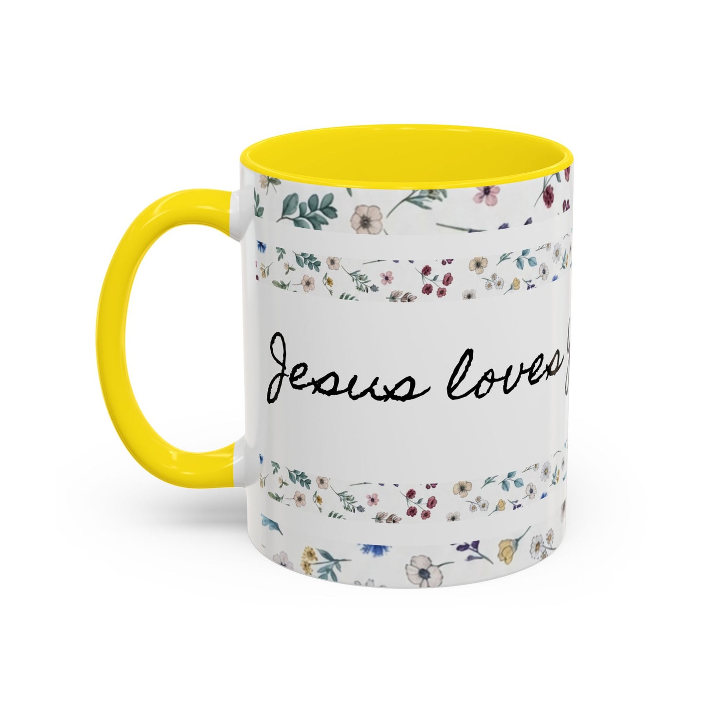 Jesus Loves You, That's all-Accent Coffee Mug (11, 15oz)