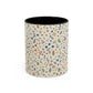 Fall Floral, Yellow Accent Coffee Mug (11, 15oz)