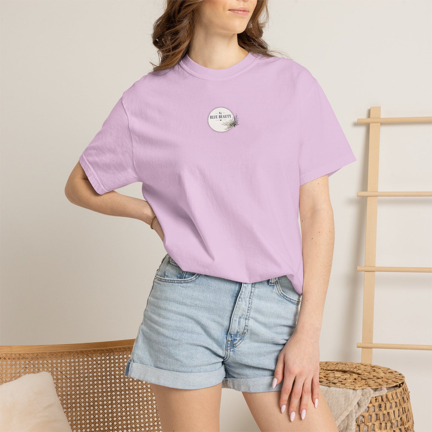 T-Shirt — 'Ky Blue Beauty' Vintage Botanical Tee