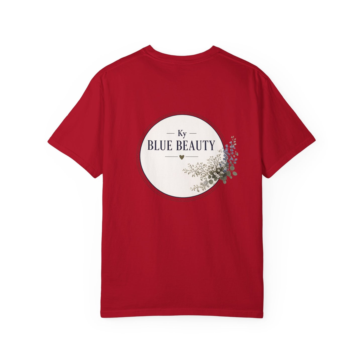 T-Shirt — 'Ky Blue Beauty' Vintage Botanical Tee