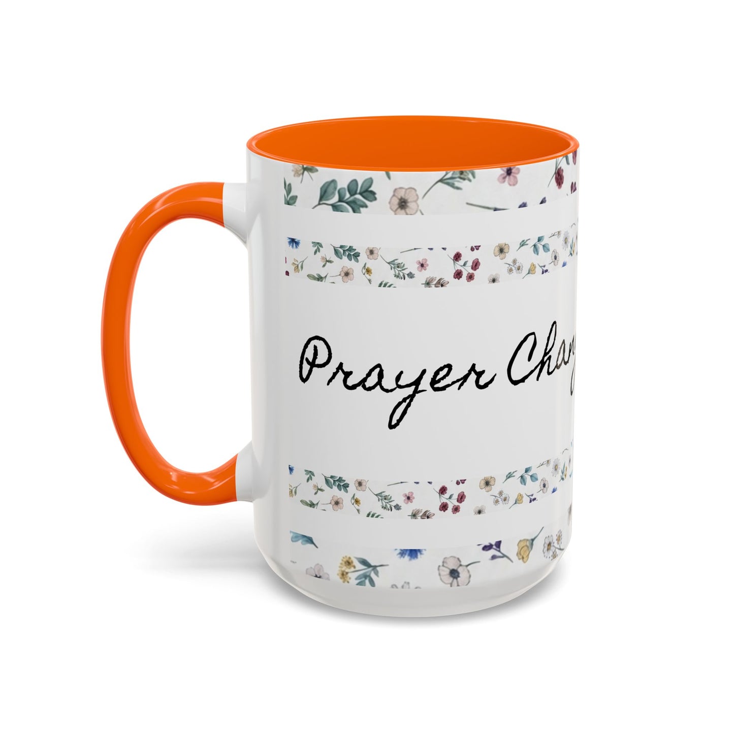 Prayer Changes Everything Accent Coffee Mug (11, 15oz)