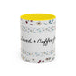 Baptized, Saved, and Coffee for the day-- Accent Coffee Mug (11, 15oz)