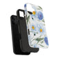 Blue Floral Tough Phone Cases