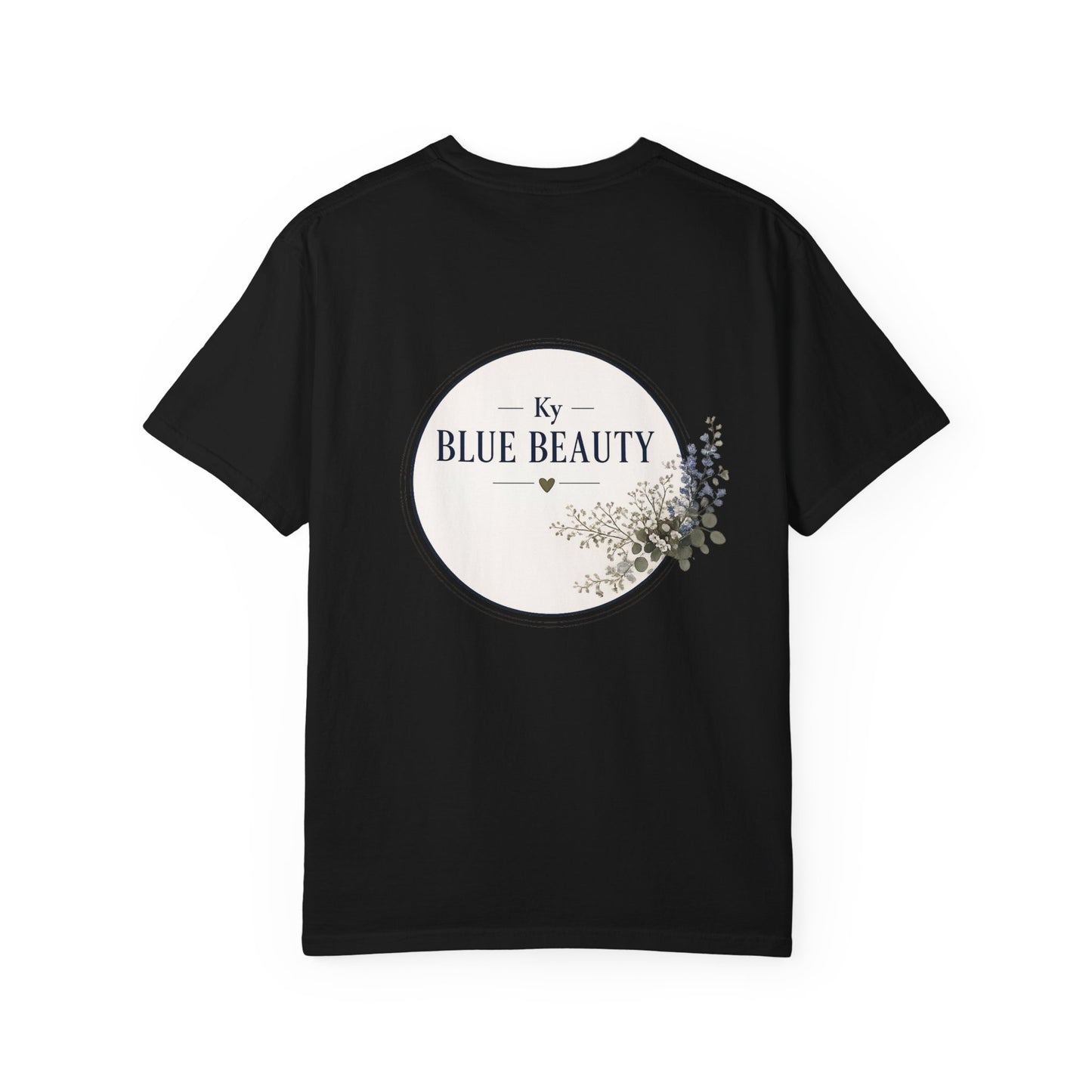 T-Shirt — 'Ky Blue Beauty' Vintage Botanical Tee