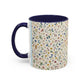Fall Floral, Yellow Accent Coffee Mug (11, 15oz)