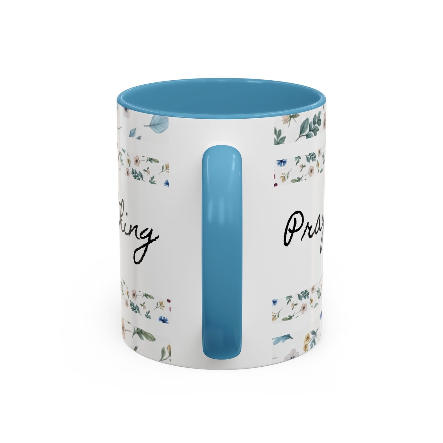 Prayer Changes Everything Accent Coffee Mug (11, 15oz)