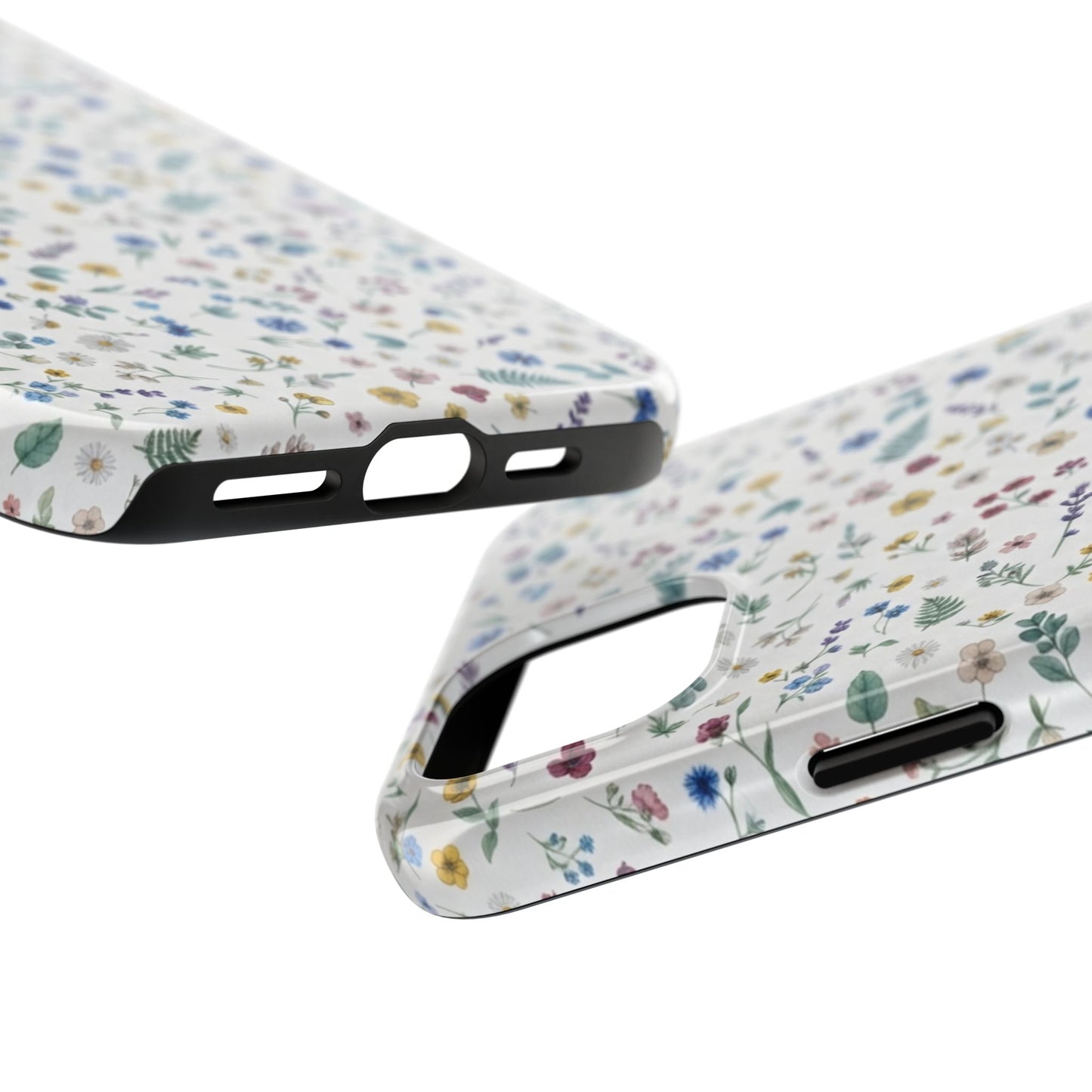 White Floral, Tough Phone Cases, Floral, Fall