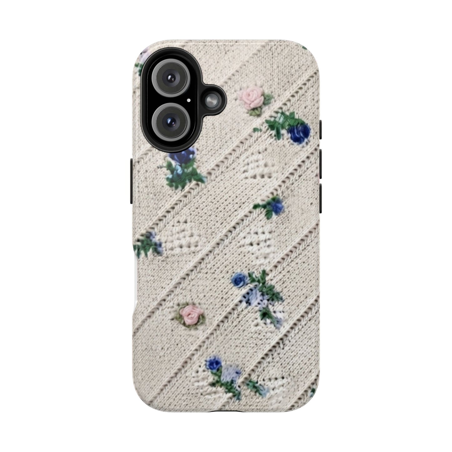 Tough Phone Cases, Fabric Like, Grandmillenial, Floral