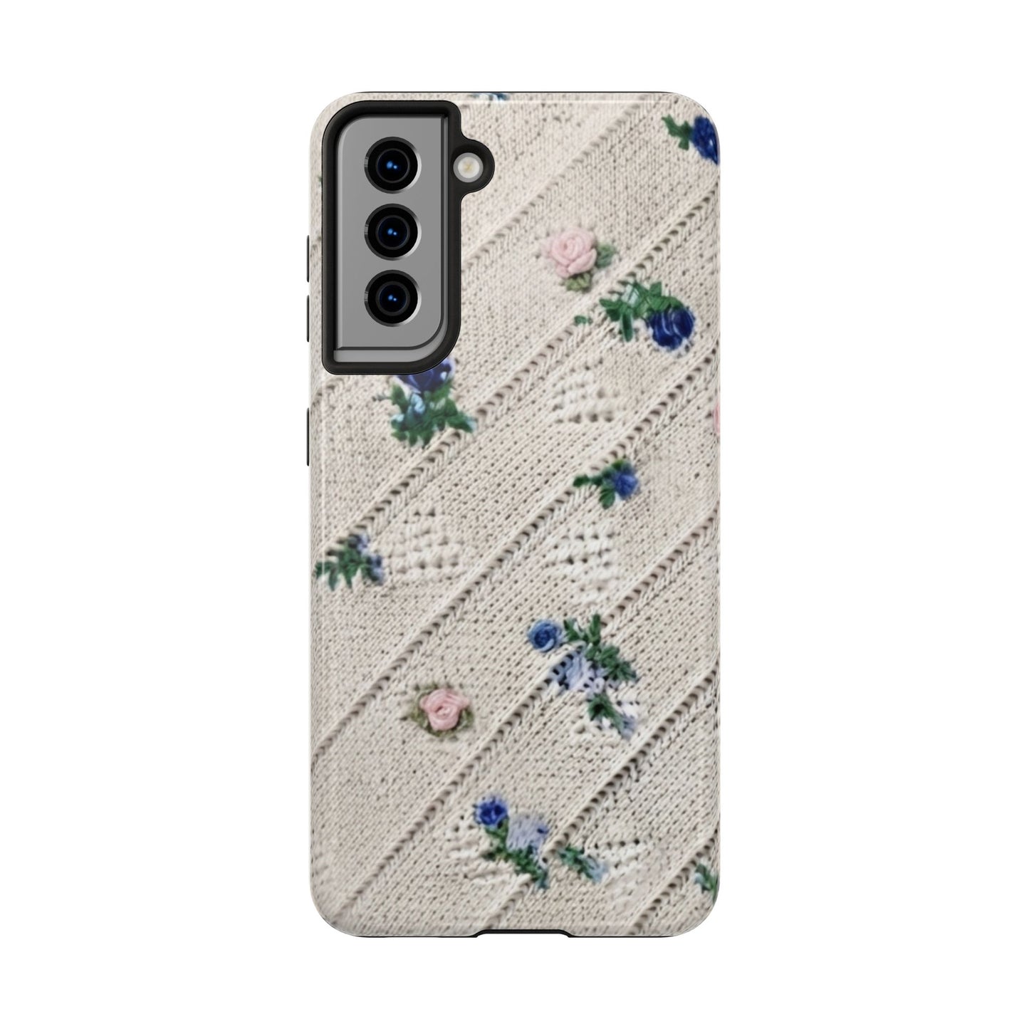 Tough Phone Cases, Fabric Like, Grandmillenial, Floral