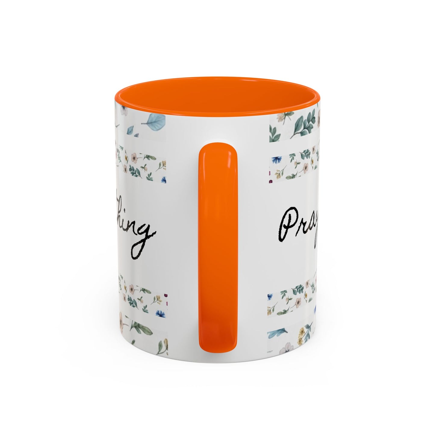 Prayer Changes Everything Accent Coffee Mug (11, 15oz)
