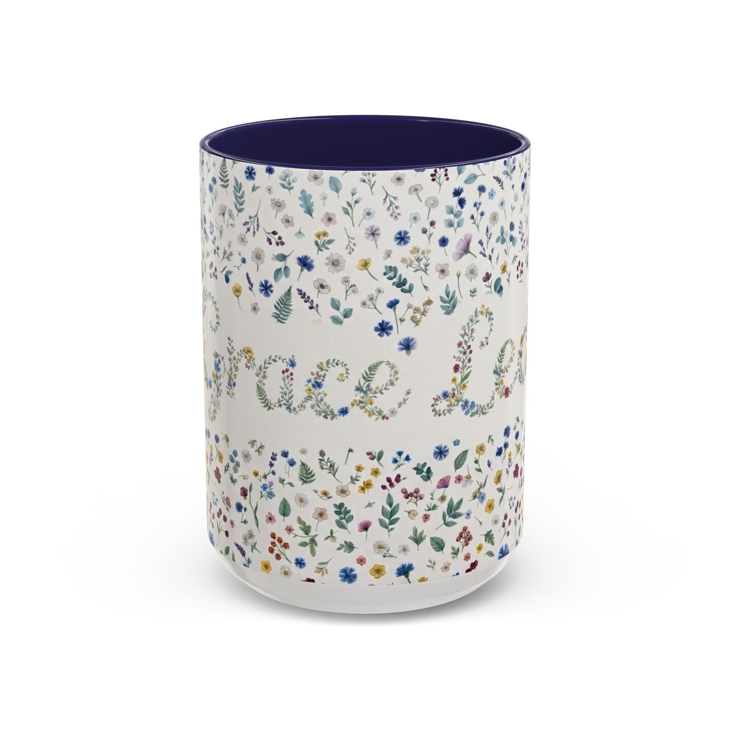 Grace Led Floral, Faith, Coffee Mug (11, 15oz)