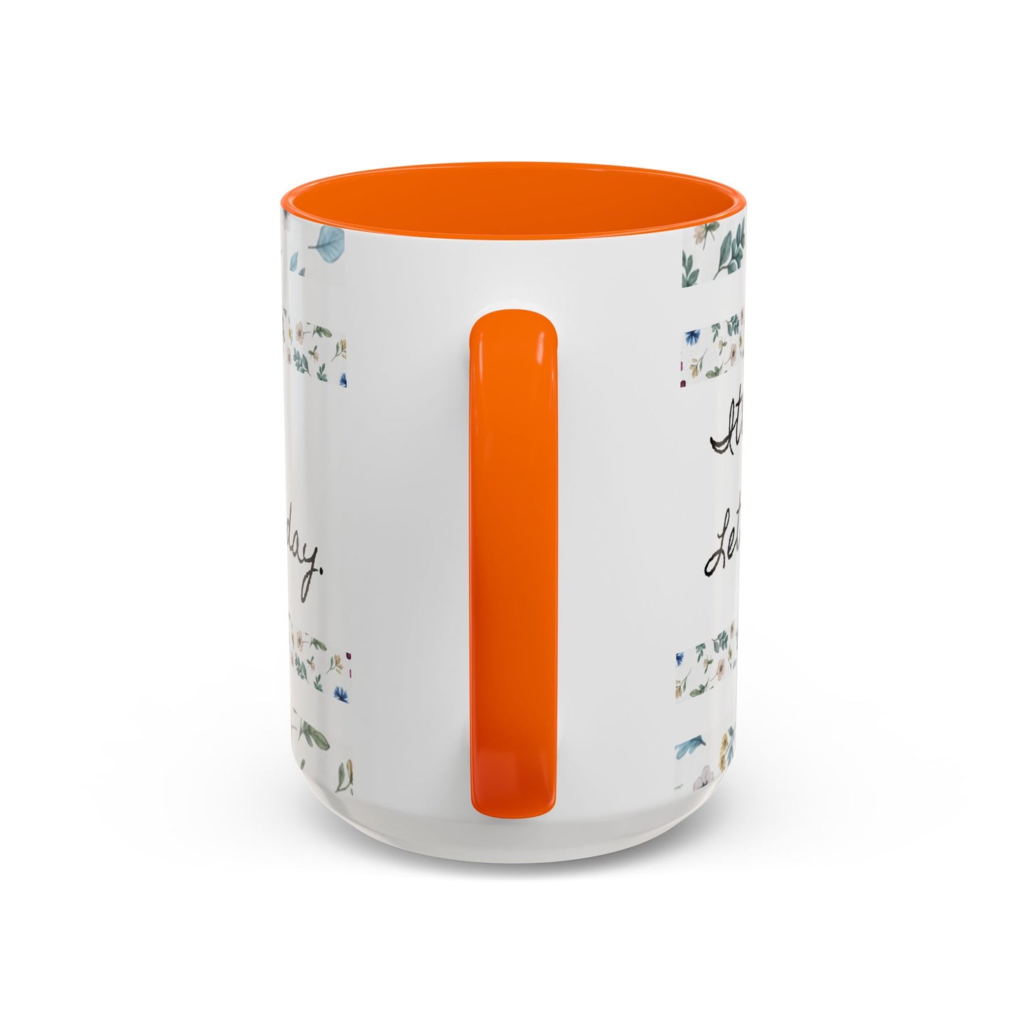 "It's okay, Let Coffee & Prayer Fuel the day." Accent Coffee Mug (11, 15oz)