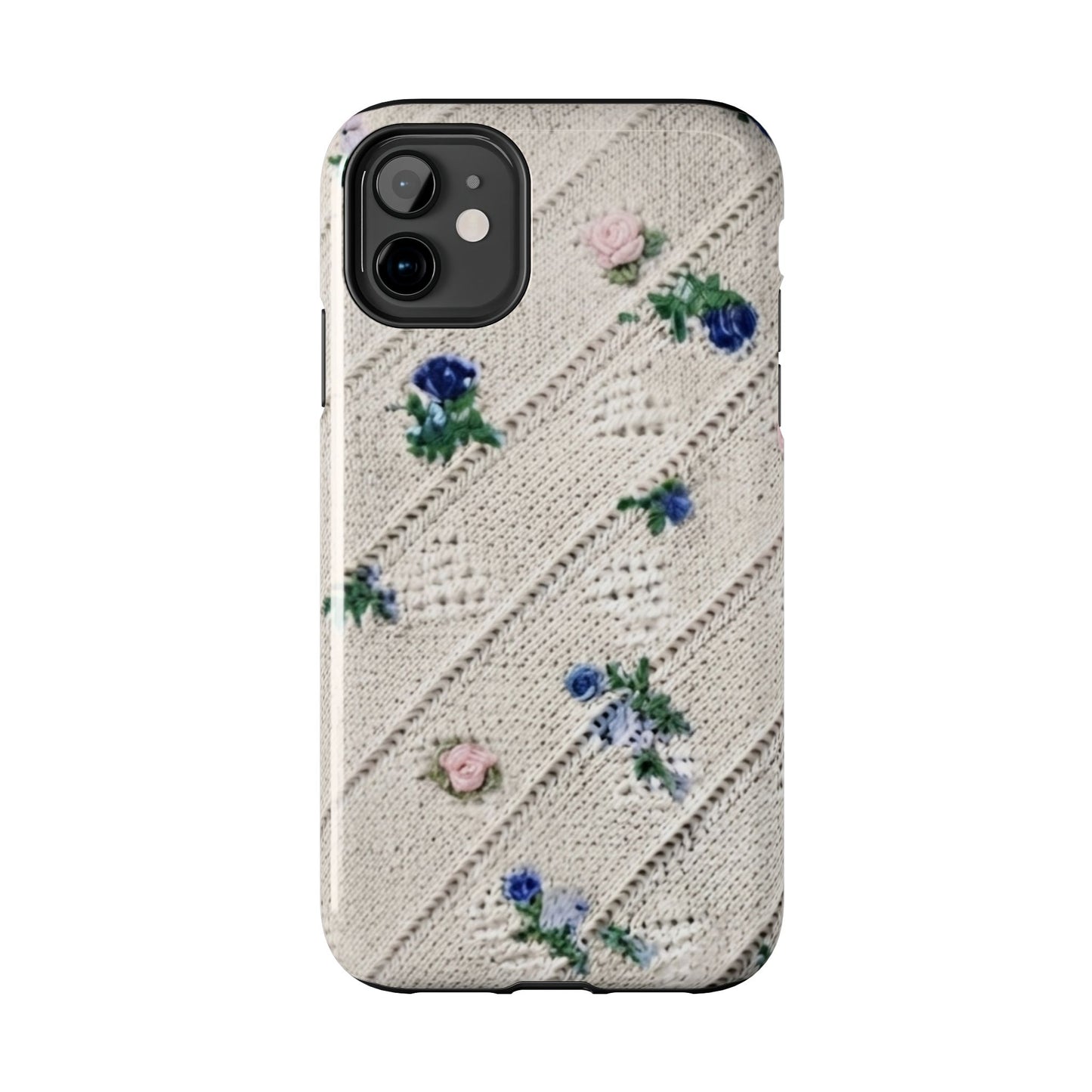Tough Phone Cases, Fabric Like, Grandmillenial, Floral