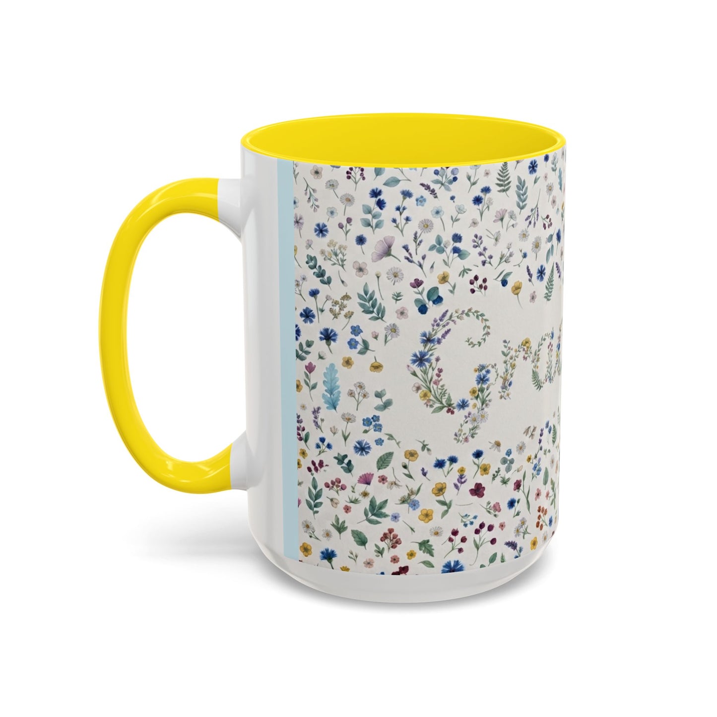 Grace Led Floral, Faith, Coffee Mug (11, 15oz)