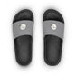 Women's Slide Sandals with Mini Logo Patch — Casual Pool & Summer Slides