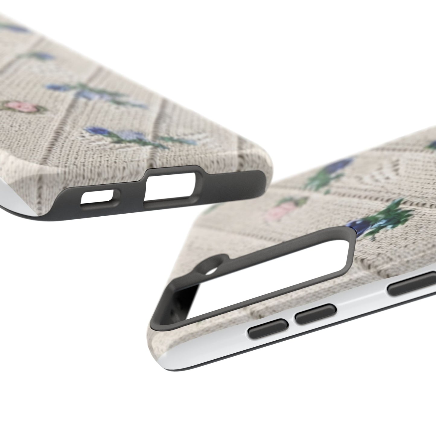 Tough Phone Cases, Fabric Like, Grandmillenial, Floral