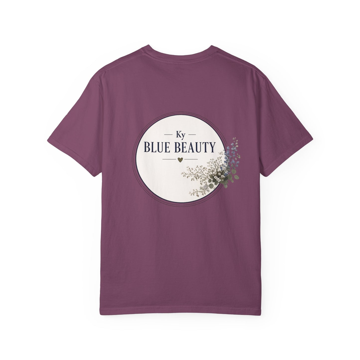 T-Shirt — 'Ky Blue Beauty' Vintage Botanical Tee