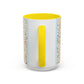 Fall Floral, Yellow Accent Coffee Mug (11, 15oz)