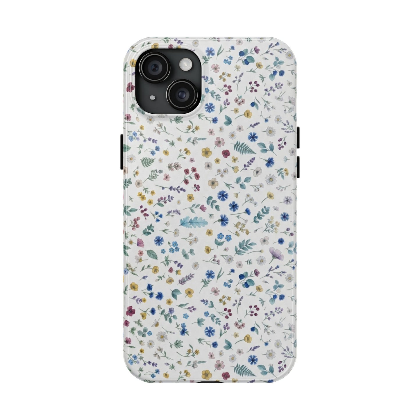 White Floral, Tough Phone Cases, Floral, Fall