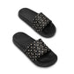 Ditsy Floral Black Slide Sandals — Women's Casual Pool & Beach Slides