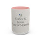 Simple Coffee & Jesus Type of Morning, Faith Accent Coffee Mug (11, 15oz)