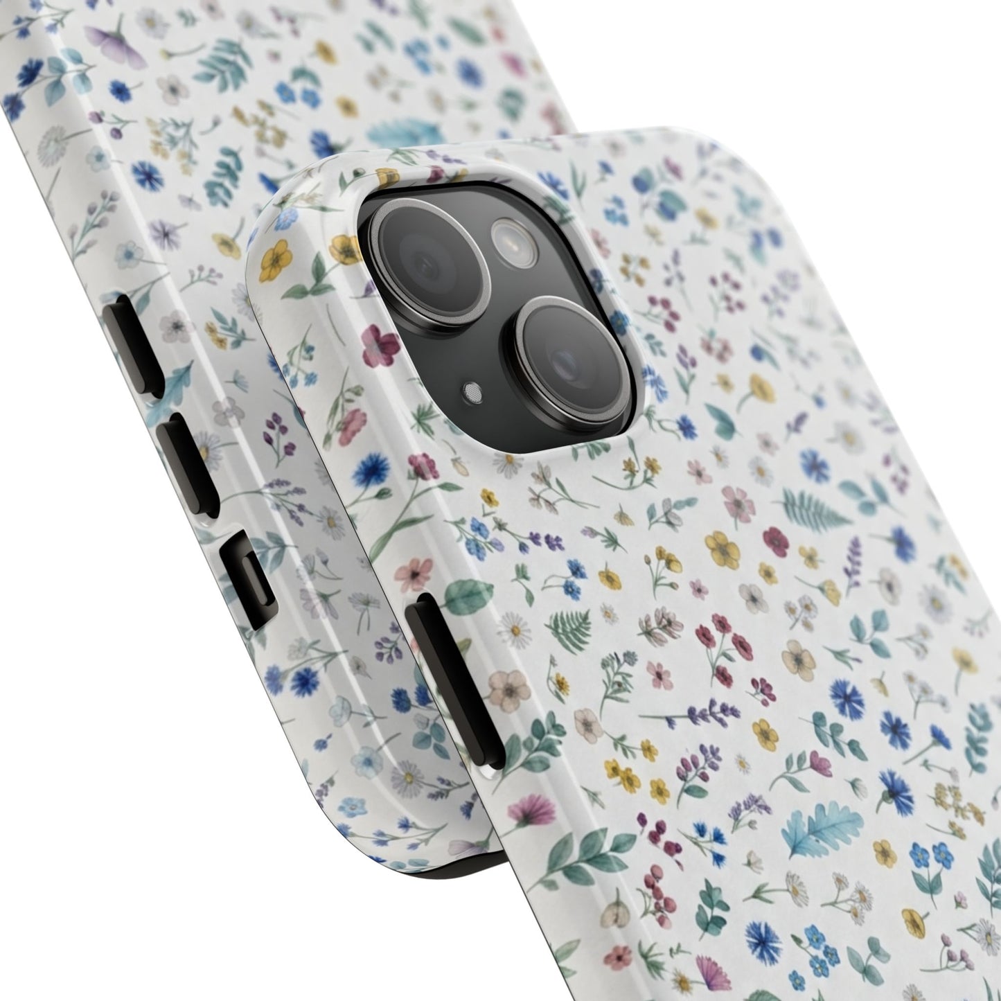 White Floral, Tough Phone Cases, Floral, Fall